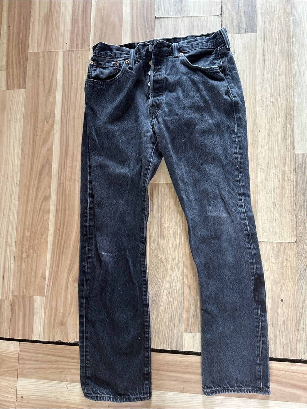 Classic Levi  Black Straight-Leg Men's Jeans